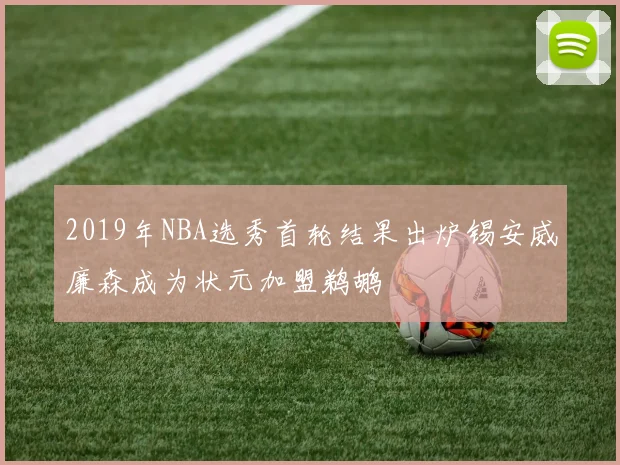 2019年NBA选秀首轮结果出炉锡安威廉森成为状元加盟鹈鹕